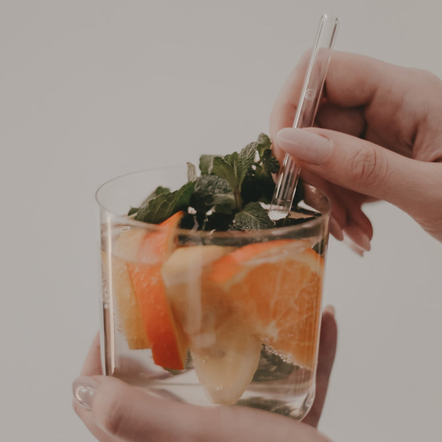 Strohhalme Smiley aus Glas 13cm im 4er Set | Eulenschnitt