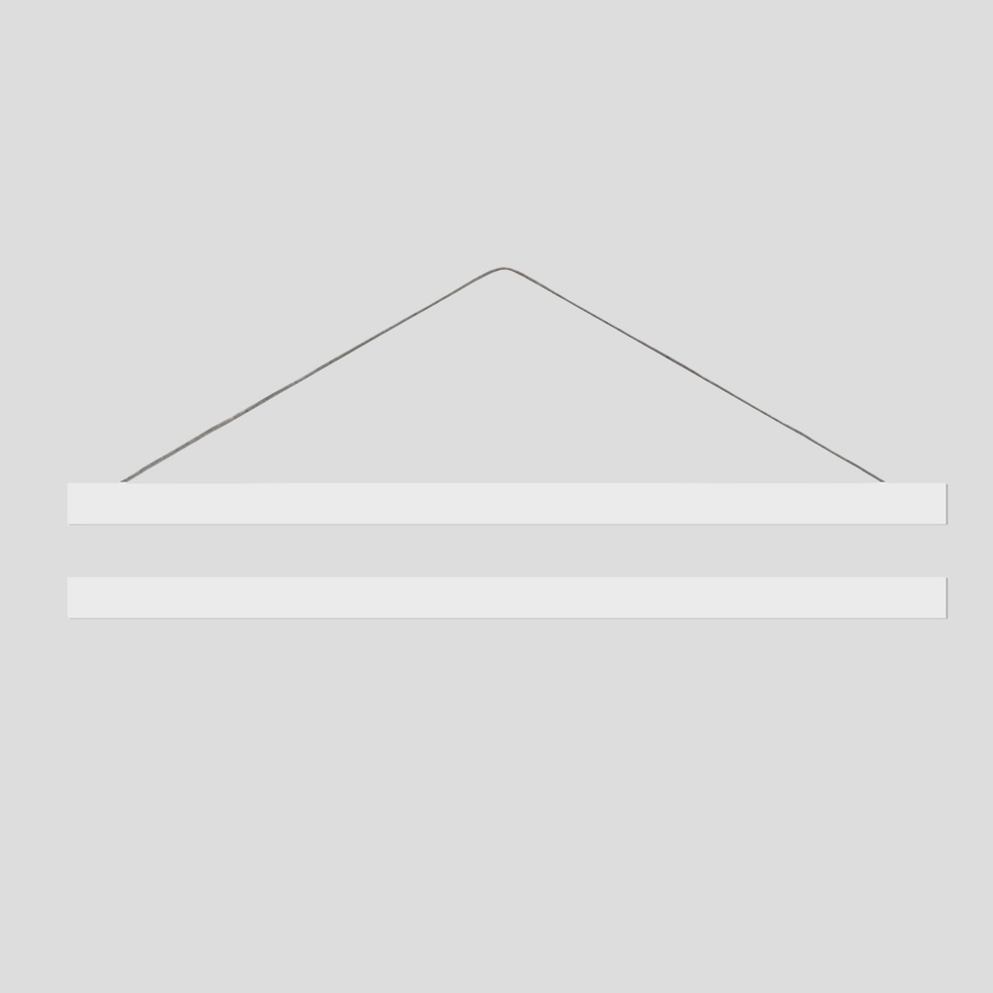 Posterleiste Weiß A4