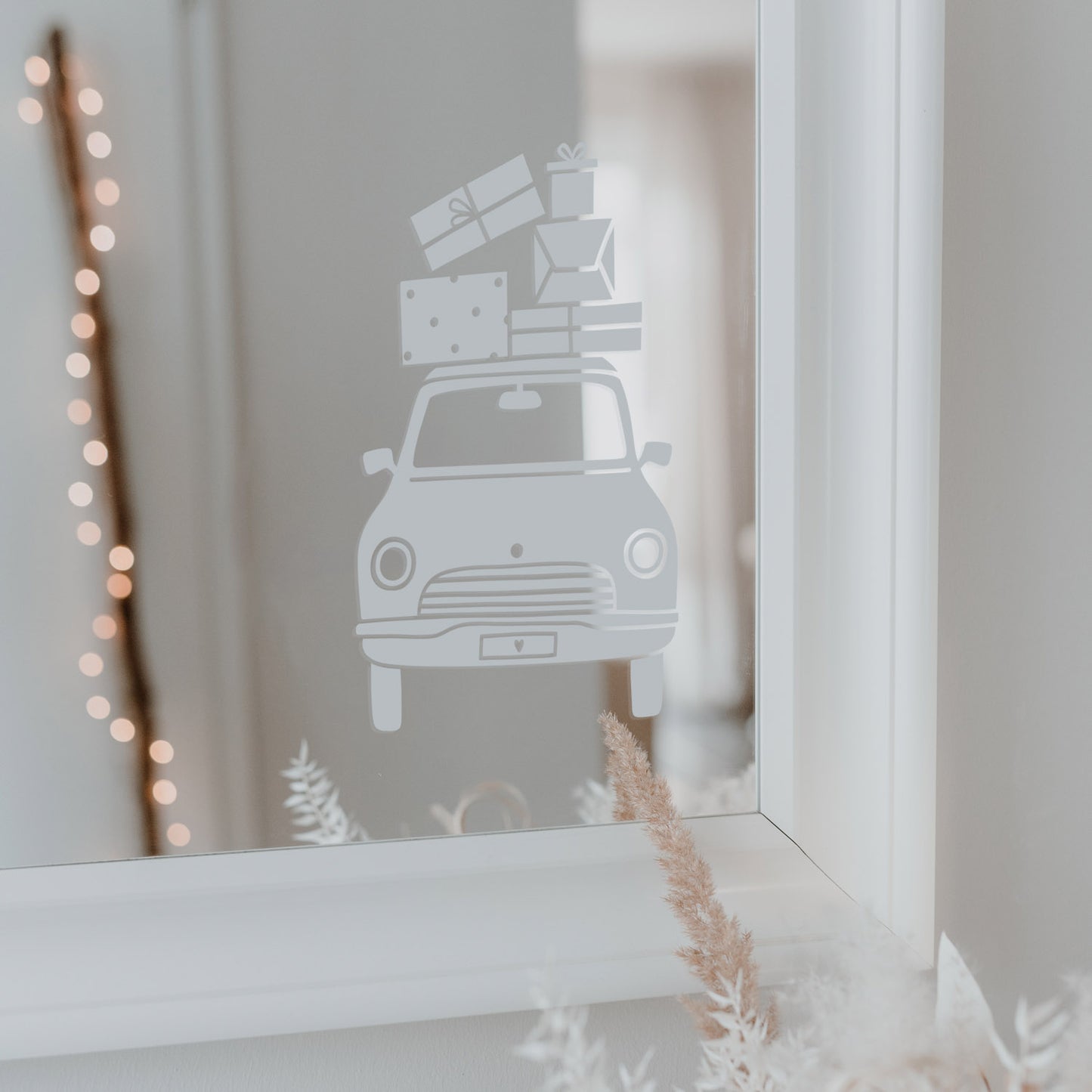 Sticker Weihnachtsauto | Eulenschnitt