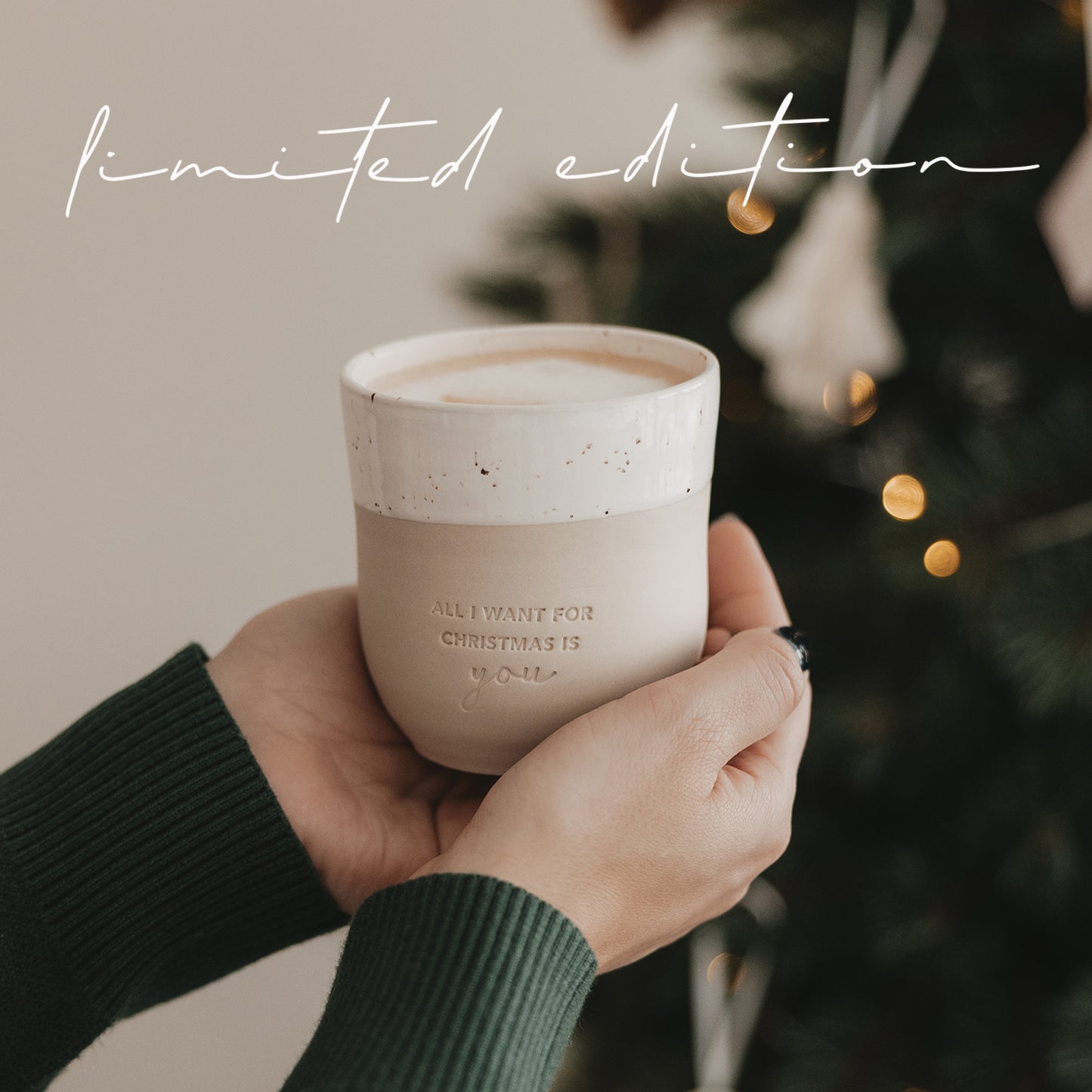Limitierter Becher All i want for christmas