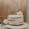 Digitaler Dackel Cake Topper – Minimalistische Kuchendeko als Printable Vorlage von Eulenschnitt, ideales Dekobeispiel für Geburtstage.