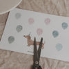DIY Cake Topper Dackel als Druckvorlage – Produkt auf DIN-A4 zum Ausdrucken, Ausschneiden & Basteln mit Schere.