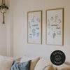 Design Poster mit verschiedenen Illustrationen rund um das Thema Abendessen zum Download. 