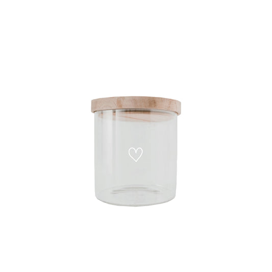 Vorratsglas Herz 13 cm