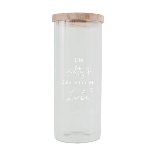 Vorratsglas Liebe 25 cm