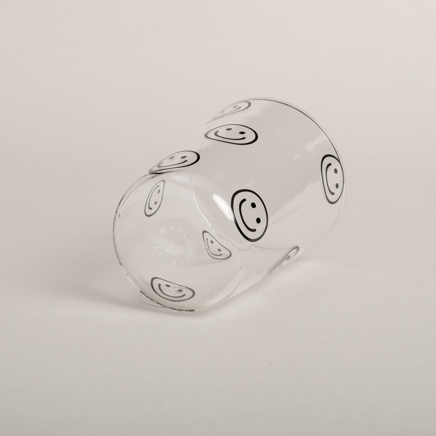 Trinkglas Smileys schwarz | Eulenschnitt 