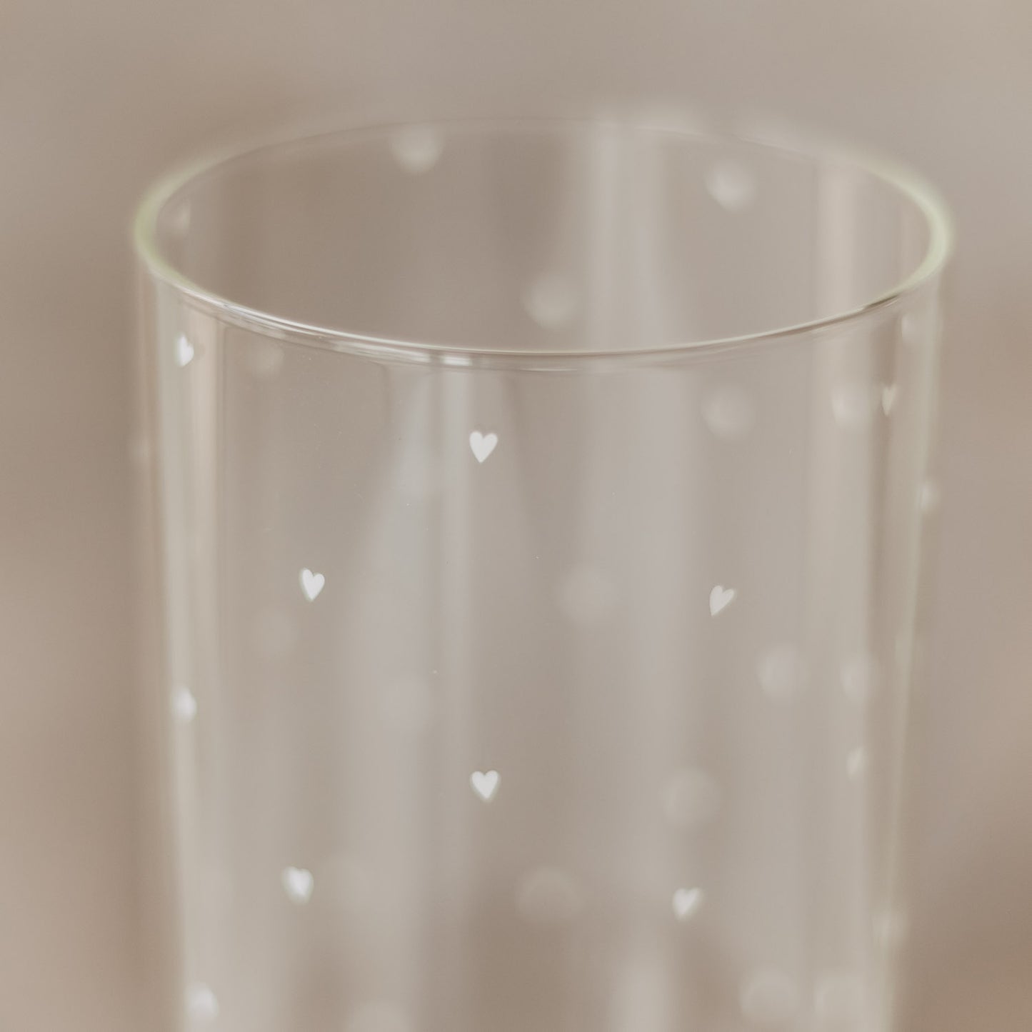 Vorratsglas Herzen 31 cm weiß