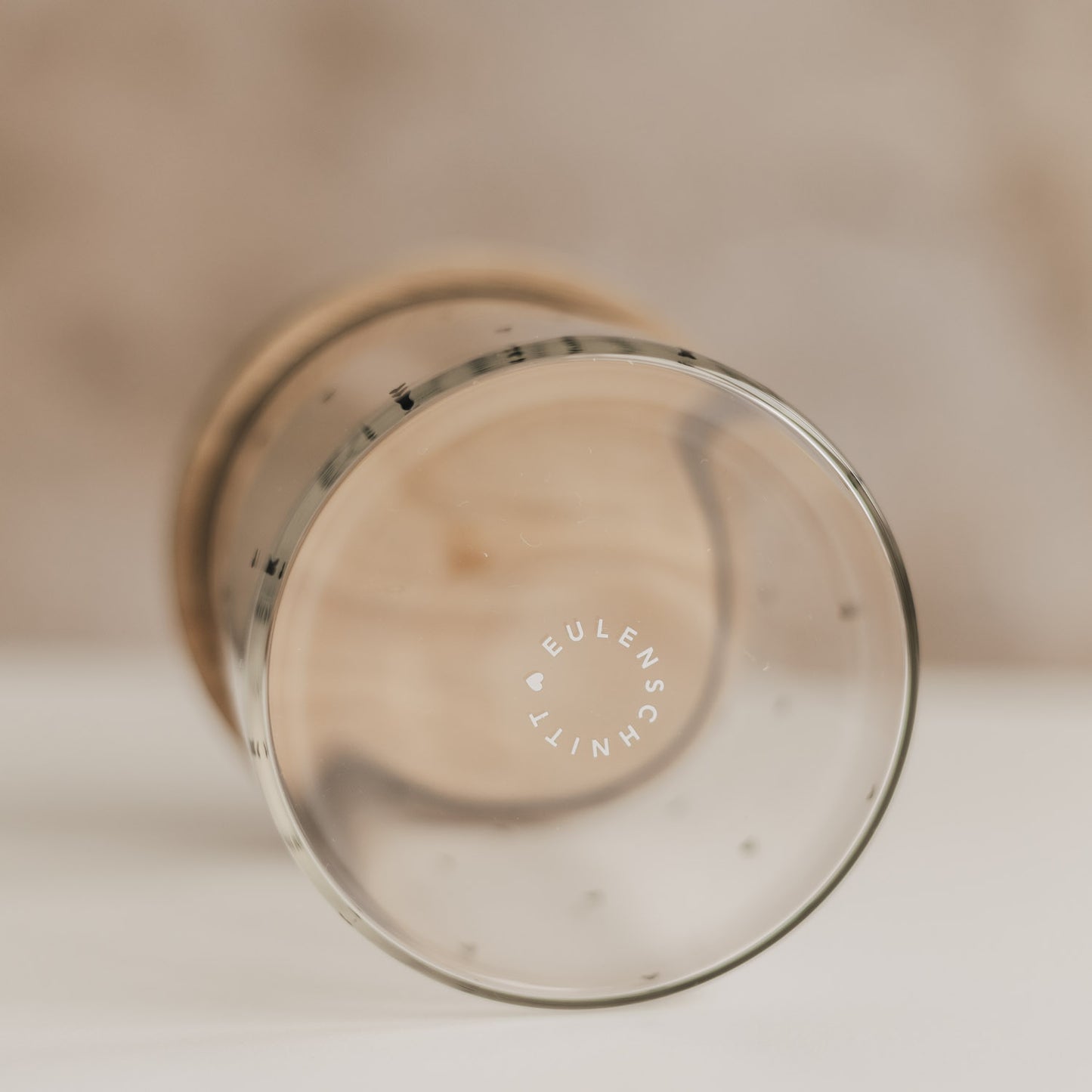 Vorratsglas Herzen 13 cm schwarz
