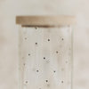 Vorratsglas Herzen 25 cm schwarz