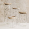 Vorratsglas Herzen 31 cm schwarz