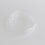 Obenansicht der Bubbles Schale mittel mit Eulenschnitt-Prägung – funktional und schlicht für den Alltag.