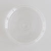 Transparente Bubbles Schale von oben fotografiert – modernes Glas-Design mit Logo im Schalenboden.