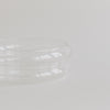 Detailansicht der seitlichen Glasstruktur der Bubbles Schale – elegantes und klares Design.