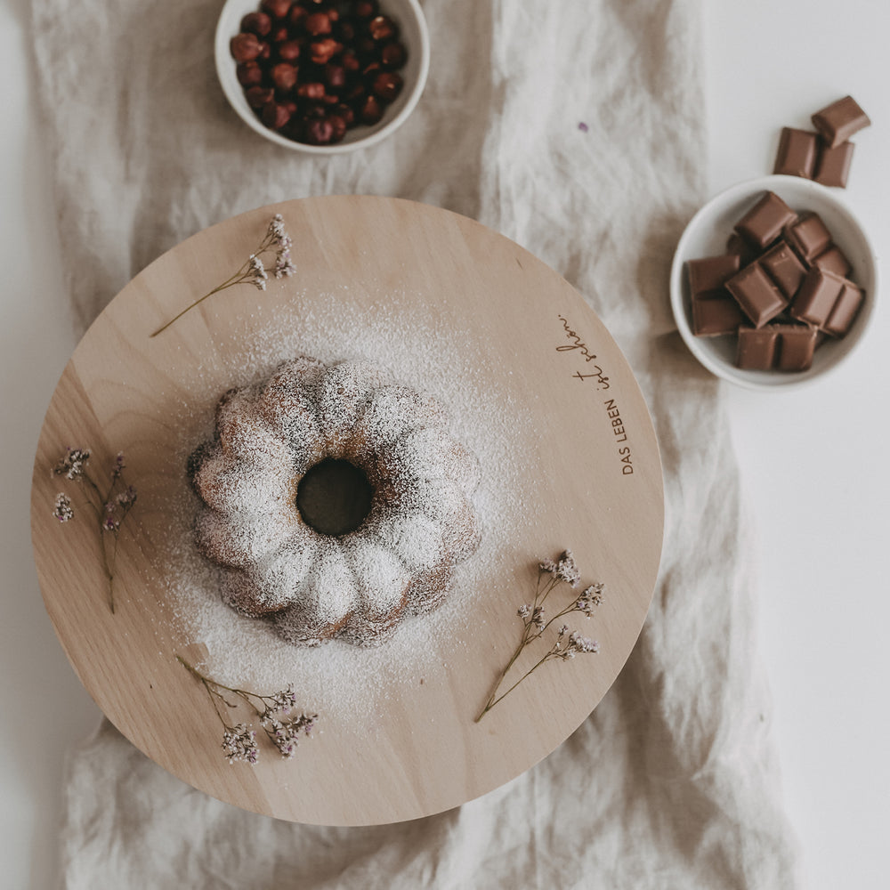 Présentoir à gâteaux Das Leben ist schön
