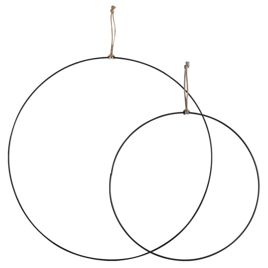 Metallkranz Kreis 2er Set