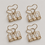 Clip groß gold 4er Set