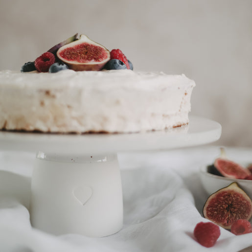 Présentoir à gâteaux cœur 10cm