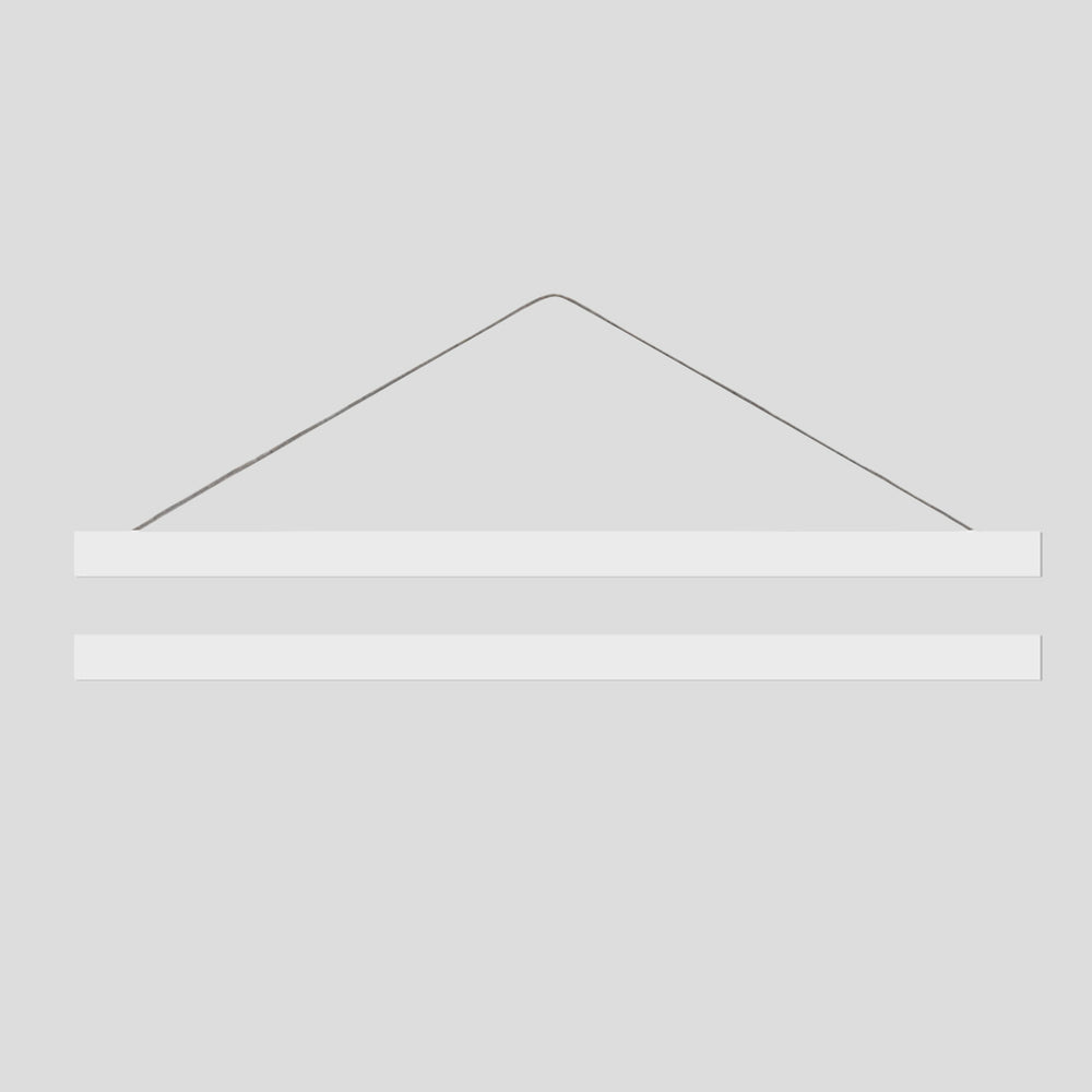 Posterleiste Weiß A4