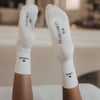 Kids Socken Ciao Kakao von Eulenschnitt mit Eulenschnitt-Logo auf Sohle
