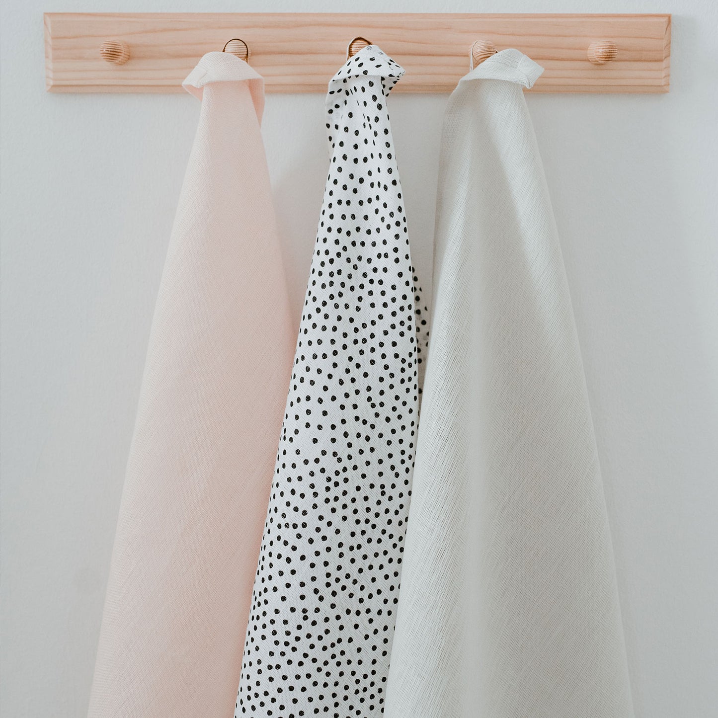 Leinen Geschirrtücher Hellrosa im 2er Set