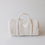 Hundedecke creme aus Teddyfleece mit Herzdetail, weich und kuschelig