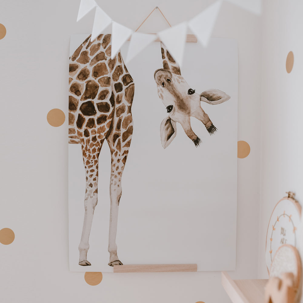 Wandsticker Punkte Gold im 48er Set