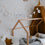 Wandsticker Punkte Gold im 48er Set