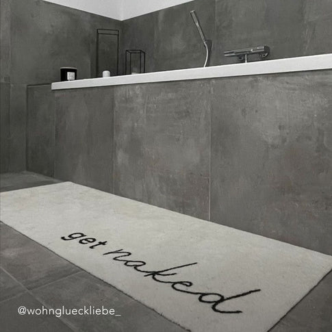 Tapis couloir lavable "Get Naked"
