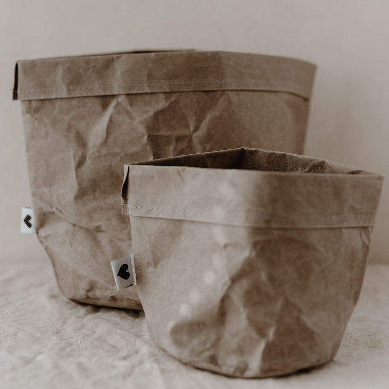 Paperbag 2er Set gris