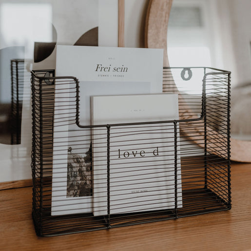 Drahthängekorb 35 x 25 cm | Eulenschnitt 