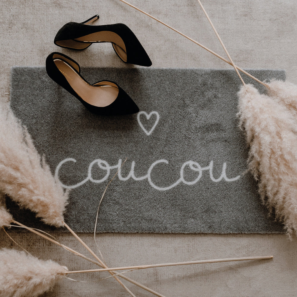 Waschbare Fußmatte Coucou