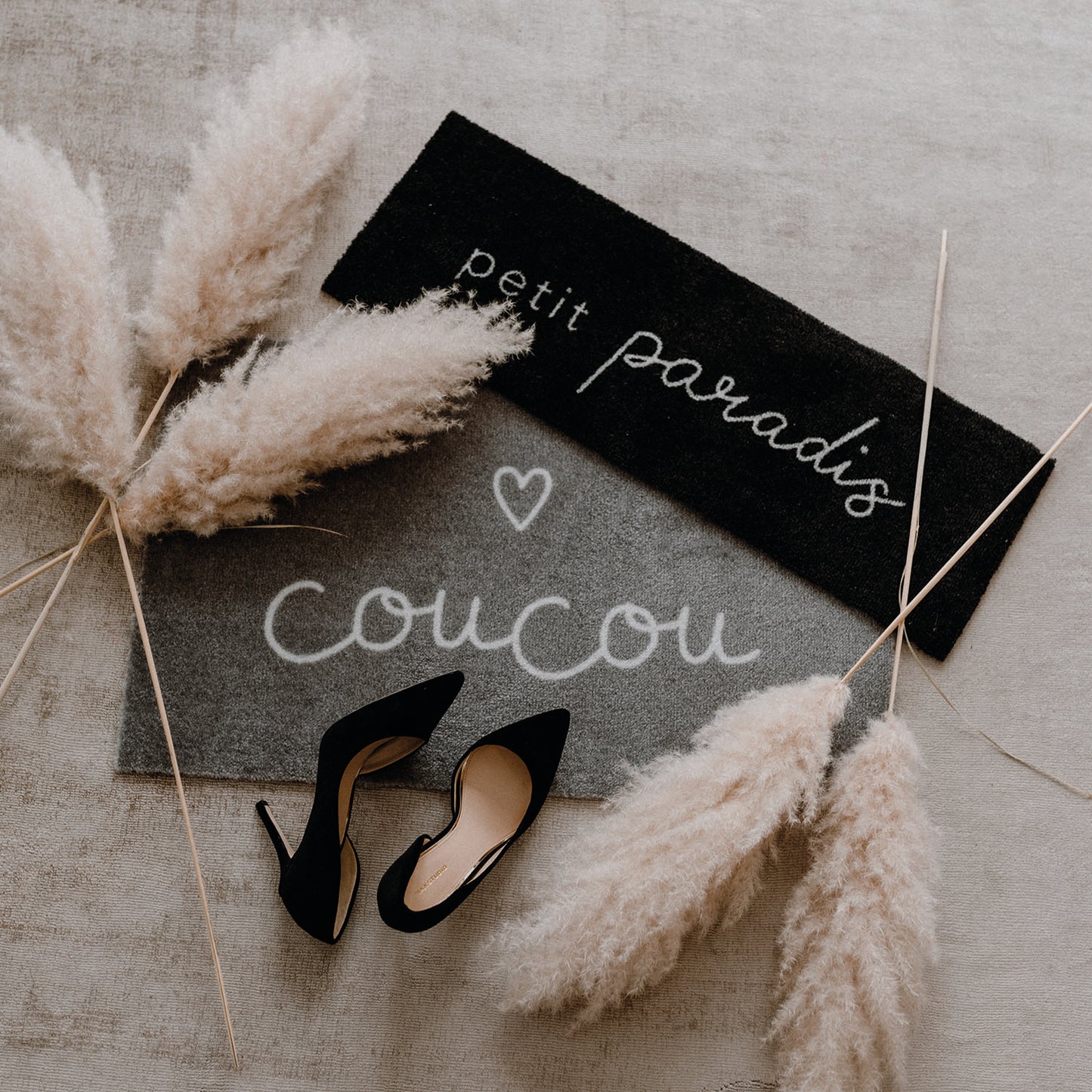 Waschbare Fußmatte Coucou