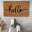 Paillasson en Coco Hello