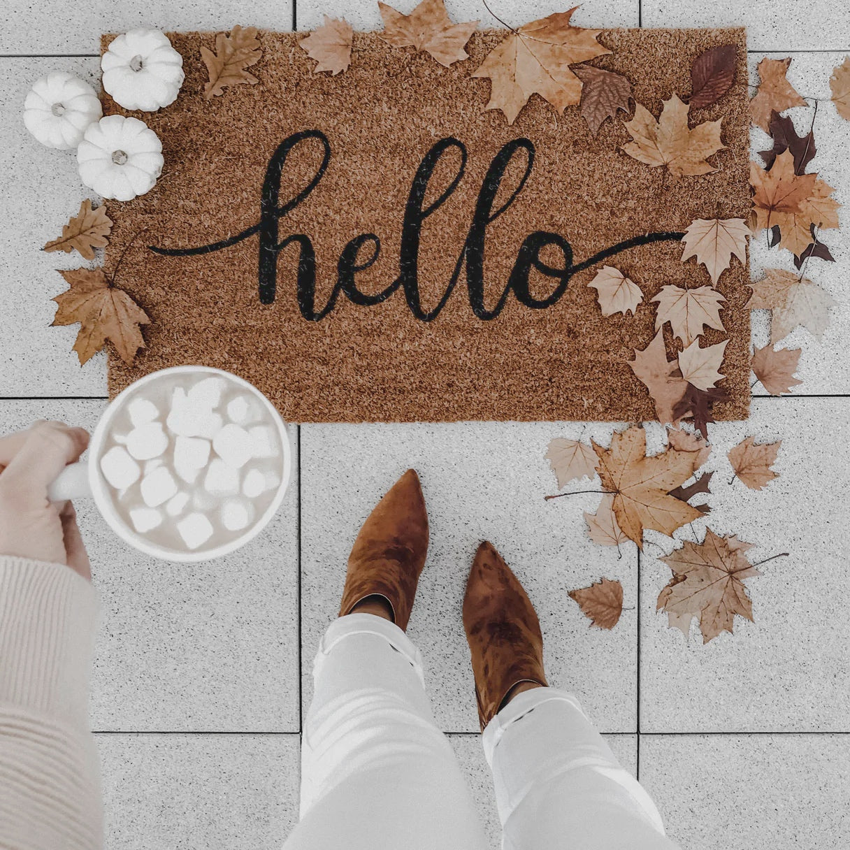 Paillasson en Coco Hello